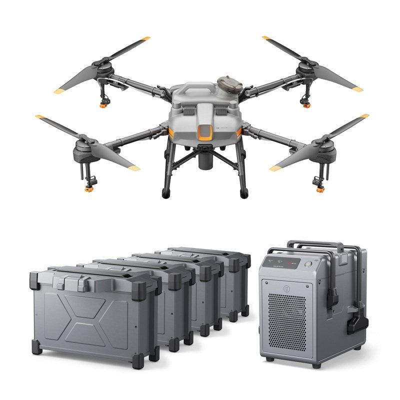 DJI Agras T10 Combo Agriculture Drone with 4 Batteries and Charger